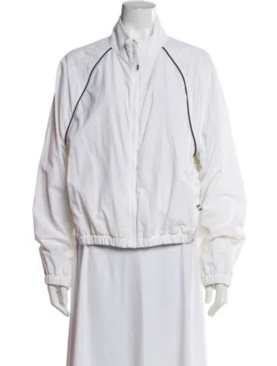 Pre-owned Bandier Jacket In White