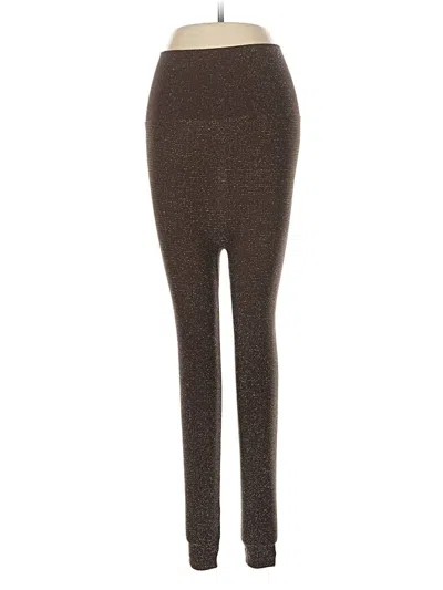 Pre-owned Bandier Leggings In Brown