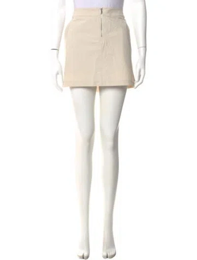 Pre-owned Bandier Mini Skirt In Neutrals