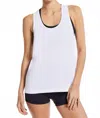 Bandier Performance Racerback Tank In White In White