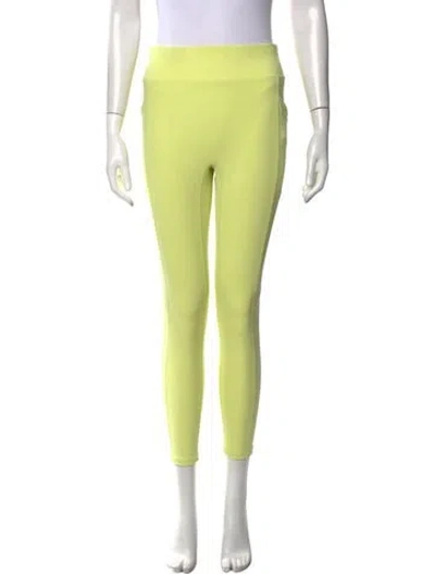 Pre-owned Bandier Skinny Leg Pants In Green