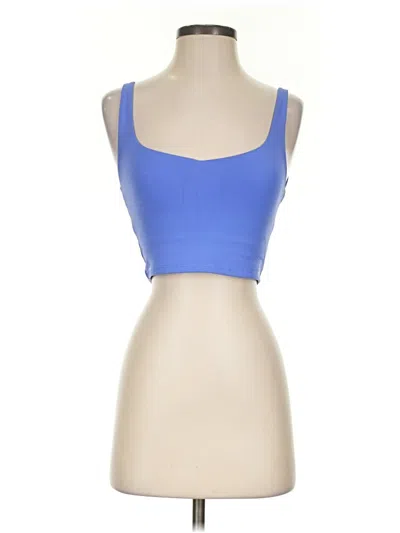Pre-owned Bandier Sports Bra In Blue