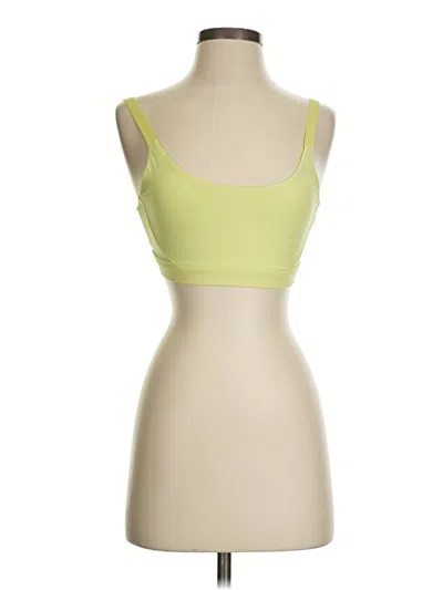 Pre-owned Bandier Sports Bra In Green