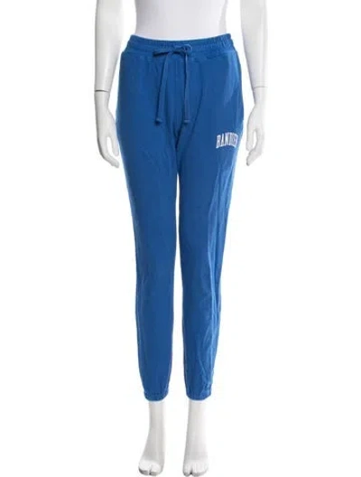 Pre-owned Bandier Straight Leg Pants In Blue