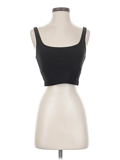 Pre-owned Bandier Tube Top Black Strapless Neckline Tops