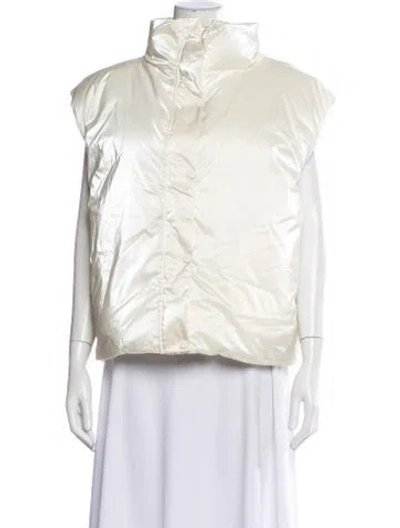 Pre-owned Bandier Vest In Neutrals