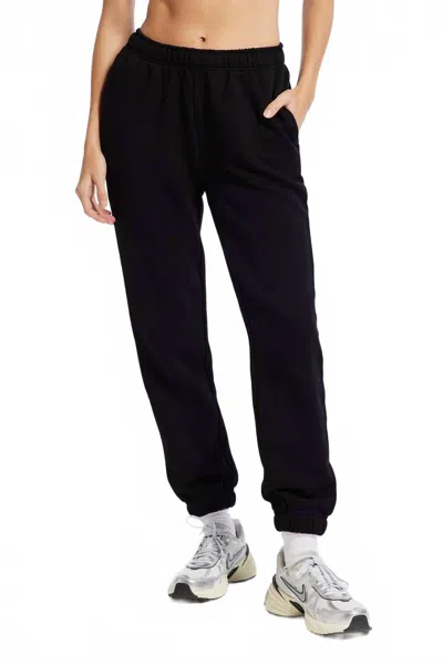 Bandier Weekend Fleece Jogger In Black