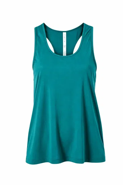 Bandier Women's Performance Racerback Tank Top In Aventurine In White