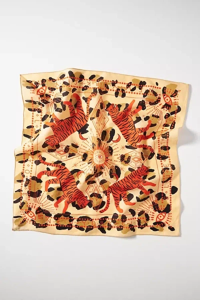 Bandits Bandana Hair Scarf In Orange