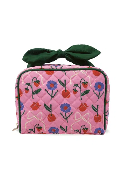 Bando Cherry Lips Getaway Toiletry Bag In Pink