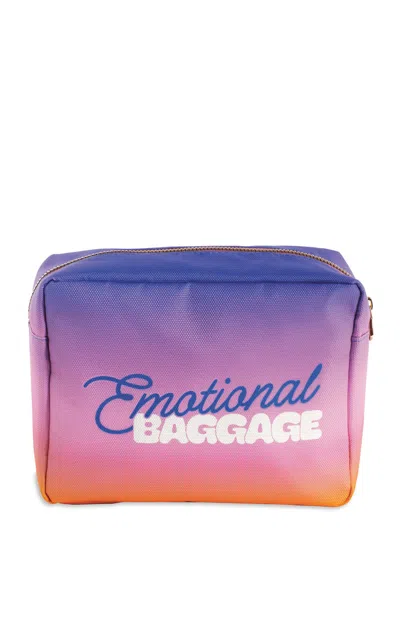 Bando Emotional Baggage Getaway Cosmetic Bag In Purple In Multi