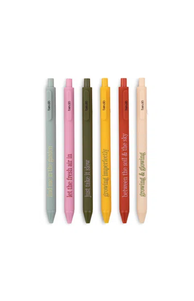 Bando Garden Sayings Write On Gel Pen Set In Multi
