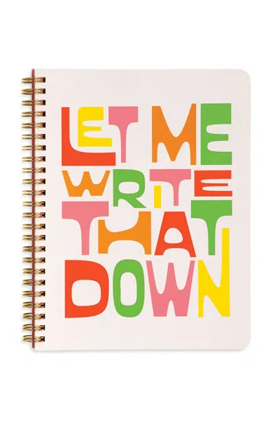 Bando Let Me Write That Down Rough Draft Mini Notebook In Beige In Sand