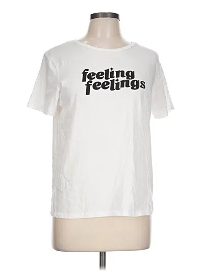 Pre-owned Bando Short Sleeve T-shirt In White