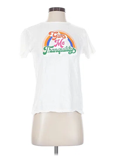 Pre-owned Bando Short Sleeve T-shirt In White