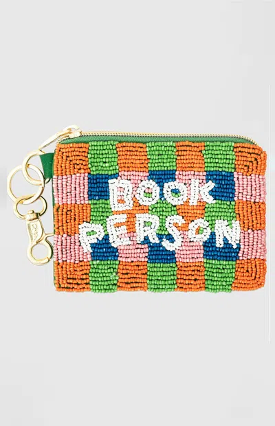 Bando Women's Book Person Beaded Pouch In Multi