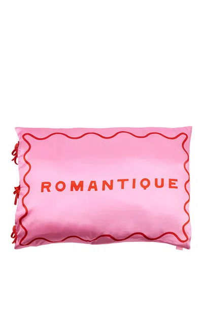 Bando Women's Cherry Lips Satin Pillowcase Set In Pink