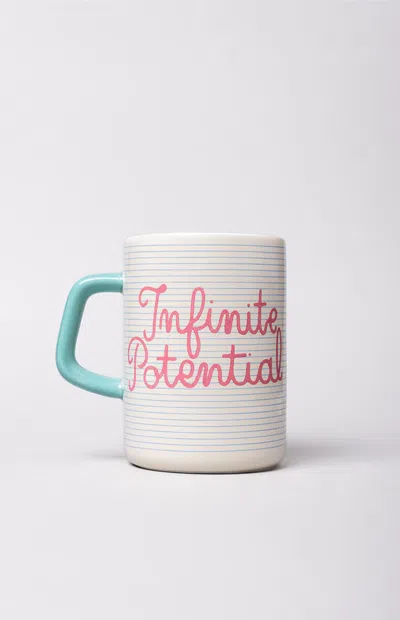Bando Women's Infinite Potential Ceramic Mug In White In Multi
