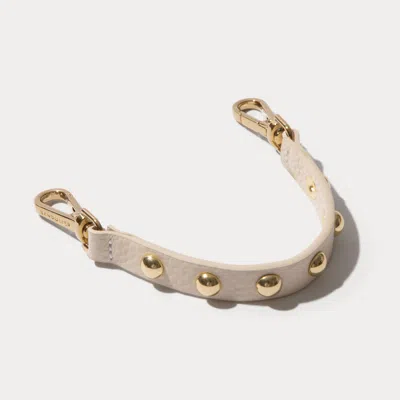 Bandolier Annie Wristlet - Ivory/gold