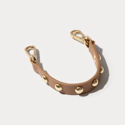 Bandolier Annie Wristlet - Tan/gold