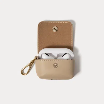 Bandolier Avery Airpods Clip-on Pouch - Beige/gold