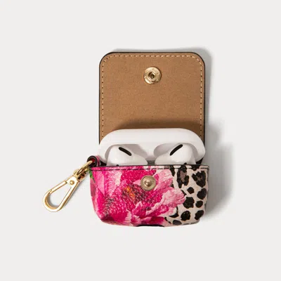 Bandolier Avery Airpods Clip-on Pouch - Ceci Cheetah/gold