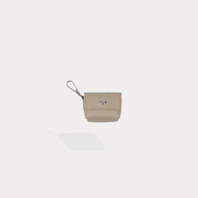 Bandolier Avery Airpods Clip-on Pouch - Greige/silver