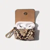 Bandolier Avery Airpods Clip-on Pouch - Grey Snake/gold