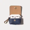 Bandolier Avery Airpods Clip-on Pouch  - Indigo/gold