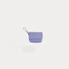 Bandolier Avery Airpods Clip-on Pouch - Lavender/silver