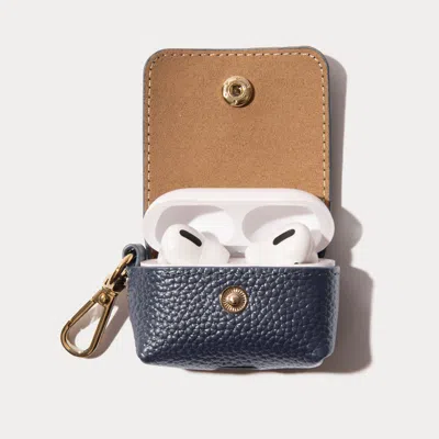 Bandolier Avery Airpods Clip-on Pouch - Navy/gold