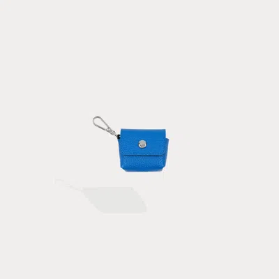 Bandolier Avery Airpods Clip-on Pouch - Palace Blue/silver