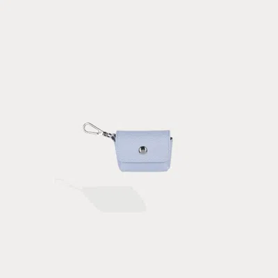 Bandolier Avery Airpods Clip-on Pouch - Periwinkle/silver