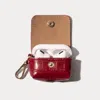 Bandolier Avery Airpods Clip-on Pouch - Red Croc/gold
