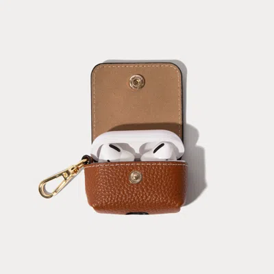Bandolier Avery Airpods Clip-on Pouch - Sienna/gold
