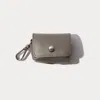Bandolier Avery Airpods Clip-on Pouch - Warm Gray/antique Silver