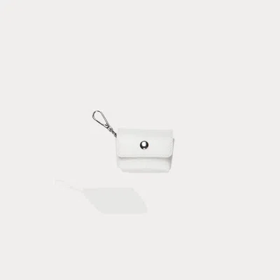 Bandolier Avery Vegan Airpods Clip-on Pouch - White Lizard/silver