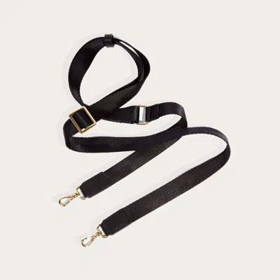 Bandolier Bobby Nylon Adjustable Crossbody Strap - Black/gold