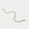 Bandolier Brandi Wristlet - Pastel Matcha/silver