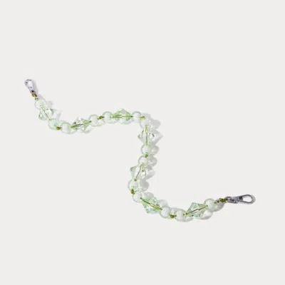 Bandolier Brandi Wristlet - Pastel Matcha/silver