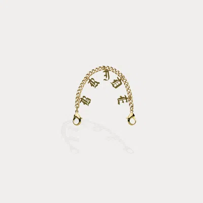 Bandolier Bride Old English Wristlet - Bride Gold/gold