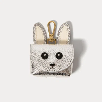 Bandolier Bunny Animal Airpods Clip-on Pouch - Bunny Silver/gold