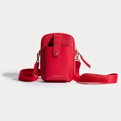 Bandolier Dillon Bag - Red/gold
