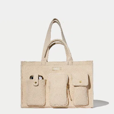 Bandolier Dillon Carryall Tote - Natural/gold