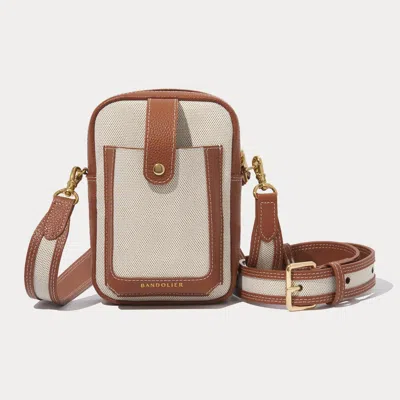 Bandolier Dillon Crossbody Bag - Cream Sienna/gold In Neutral