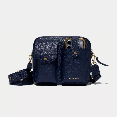 Bandolier Dillon Dual Pocket Crossbody Bag - Navy/gold