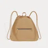 Bandolier Drawstring Backpack - Tan/gold