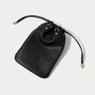 Bandolier Drawstring Pouch - Black/gold