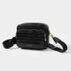 Bandolier Drew Bag - Black Croc/gold