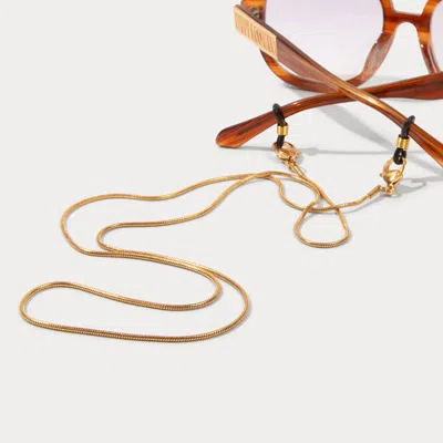 Bandolier Ella Eyeglass & Mask Chain - Gold/gold